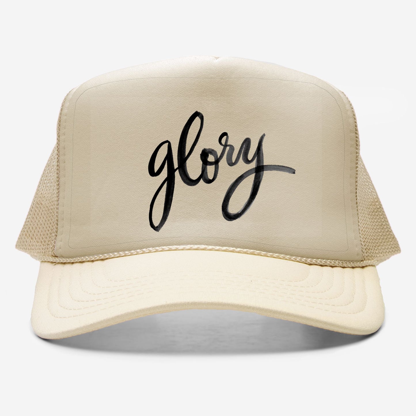 "Glory"-Trucker Hat-Faith Statement Hat|Image of Christ Collection