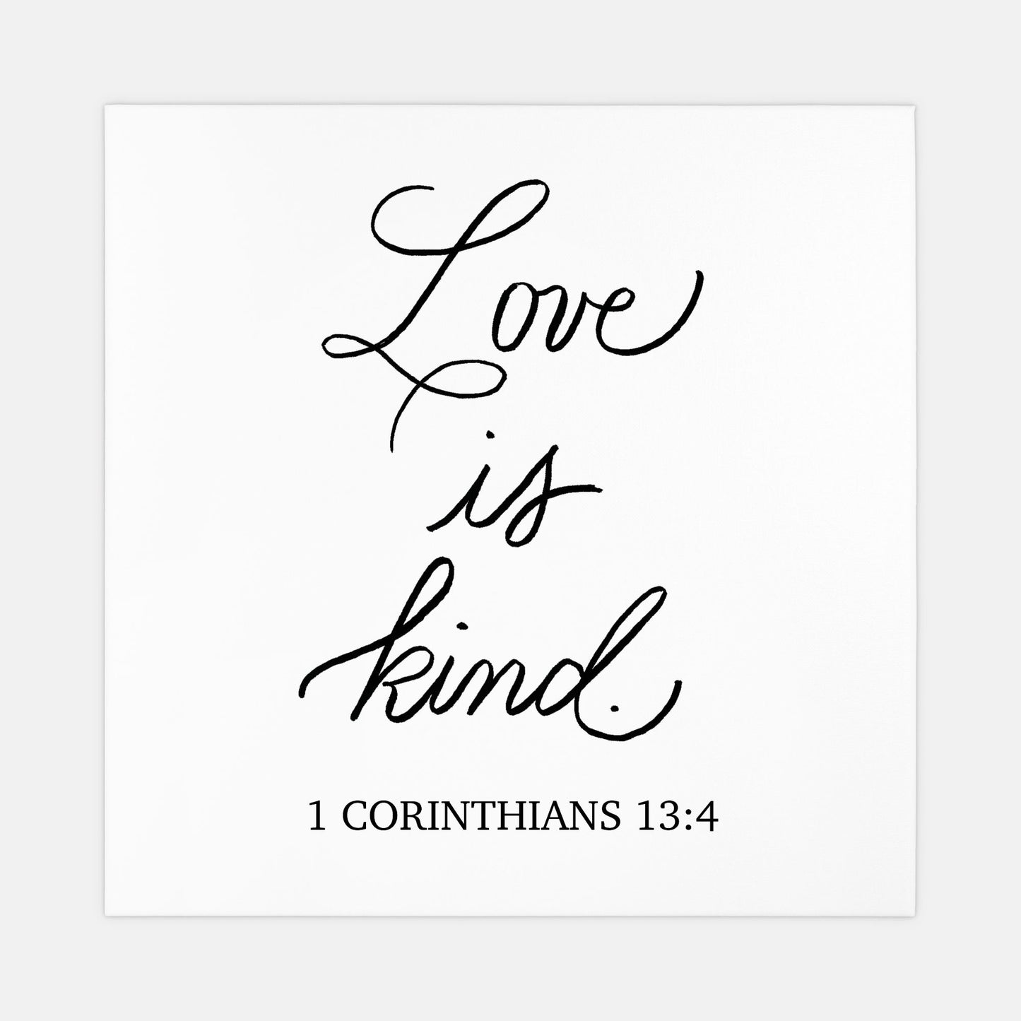 Canvas - Love is KIND -Square, 1.5"
