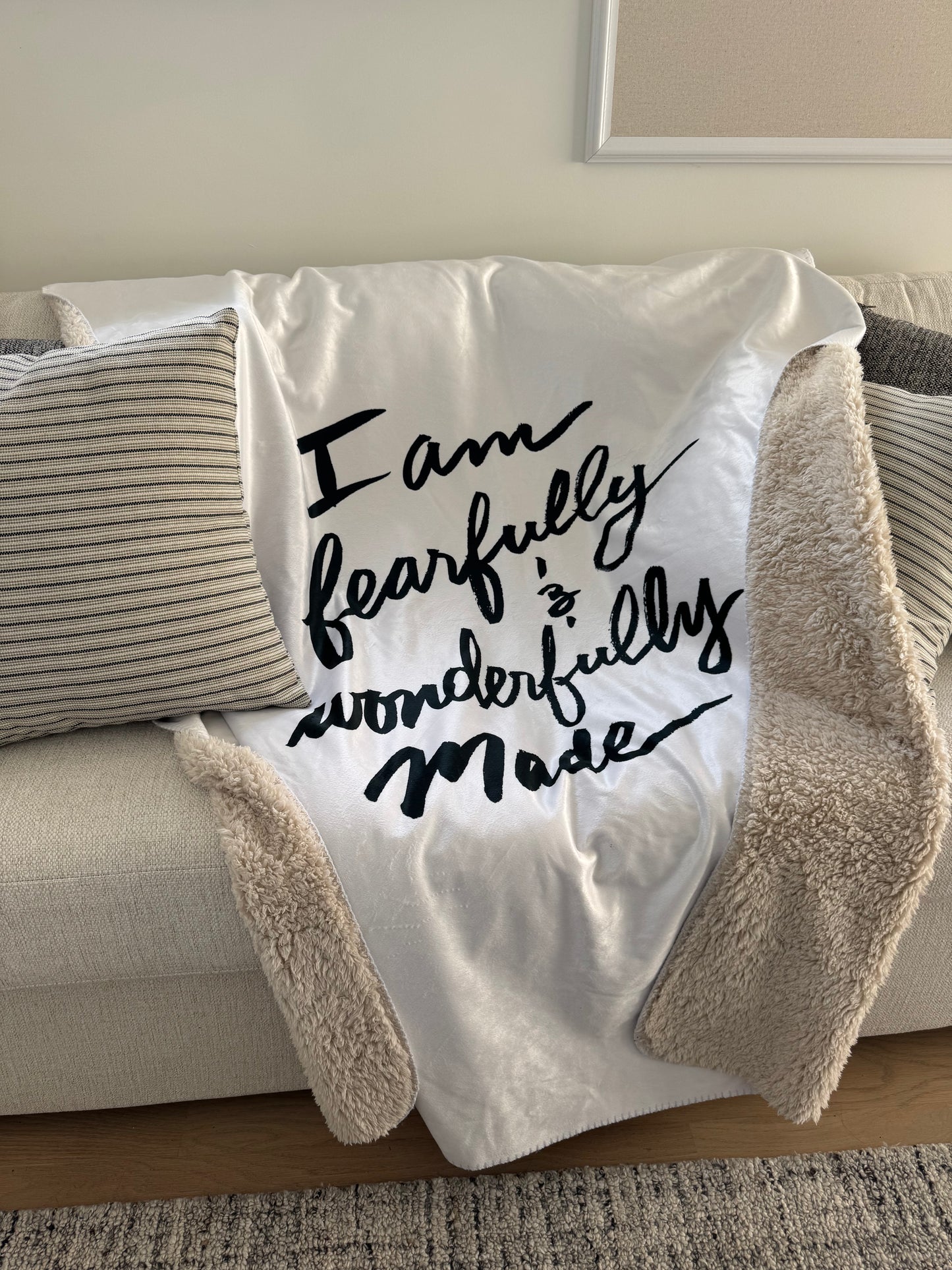 Fearfully & Wonderfully Made-Sherpa Blanket