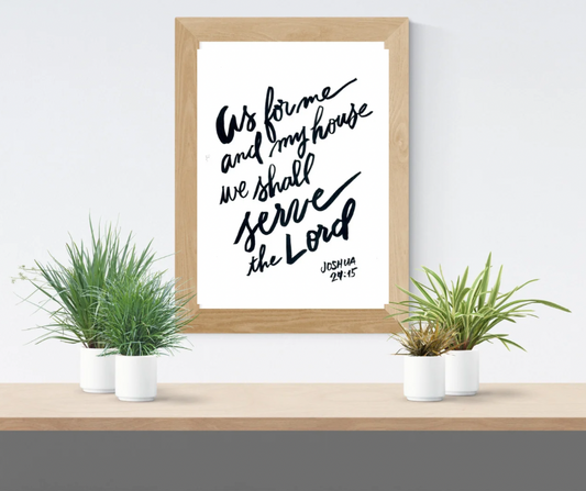 As for Me and My House Print 8 x10